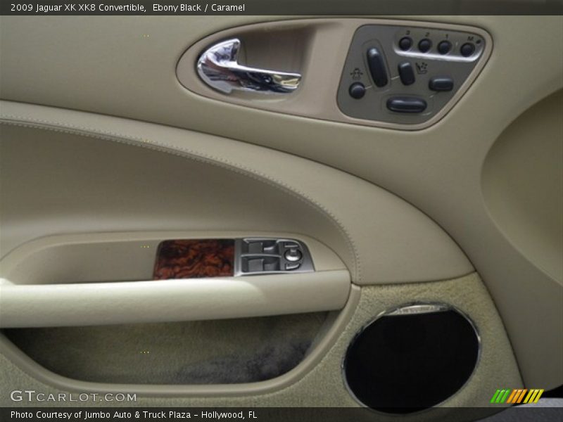 Ebony Black / Caramel 2009 Jaguar XK XK8 Convertible