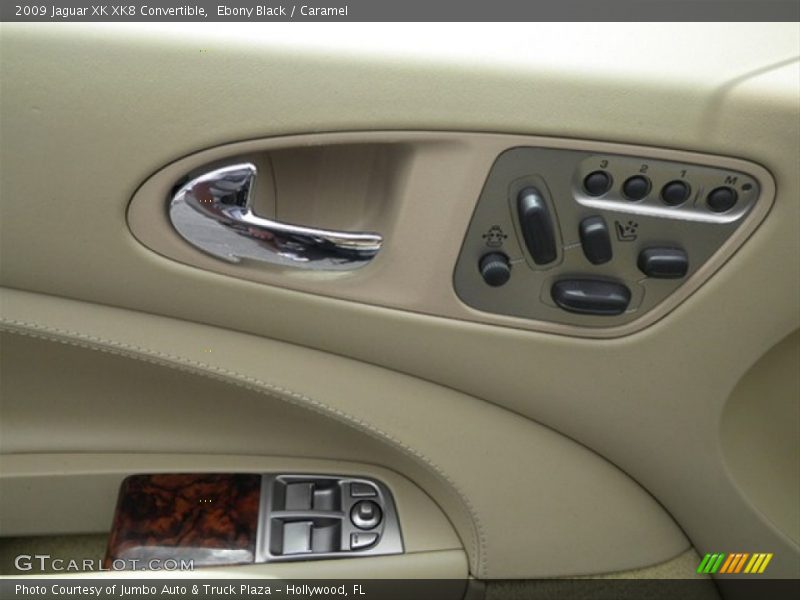 Ebony Black / Caramel 2009 Jaguar XK XK8 Convertible
