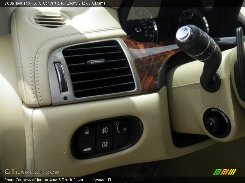 Ebony Black / Caramel 2009 Jaguar XK XK8 Convertible