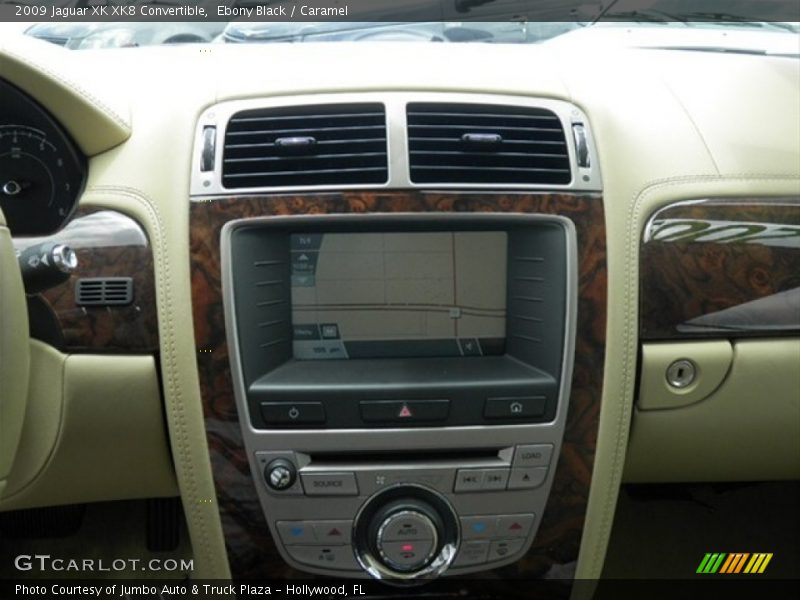 Ebony Black / Caramel 2009 Jaguar XK XK8 Convertible