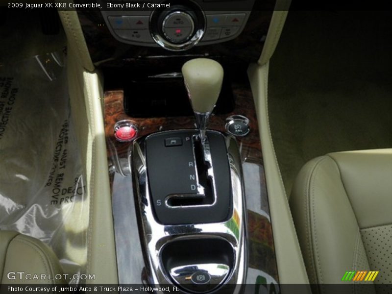 Ebony Black / Caramel 2009 Jaguar XK XK8 Convertible