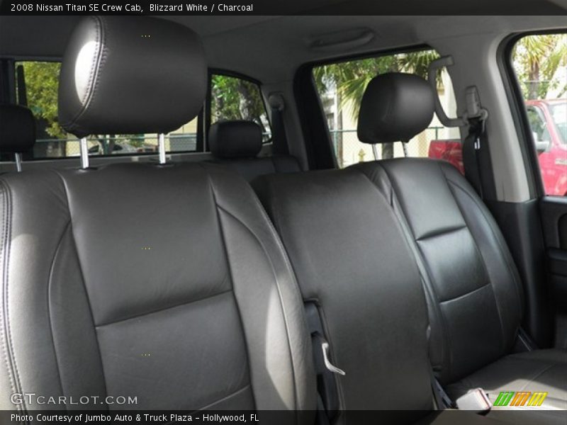 Blizzard White / Charcoal 2008 Nissan Titan SE Crew Cab