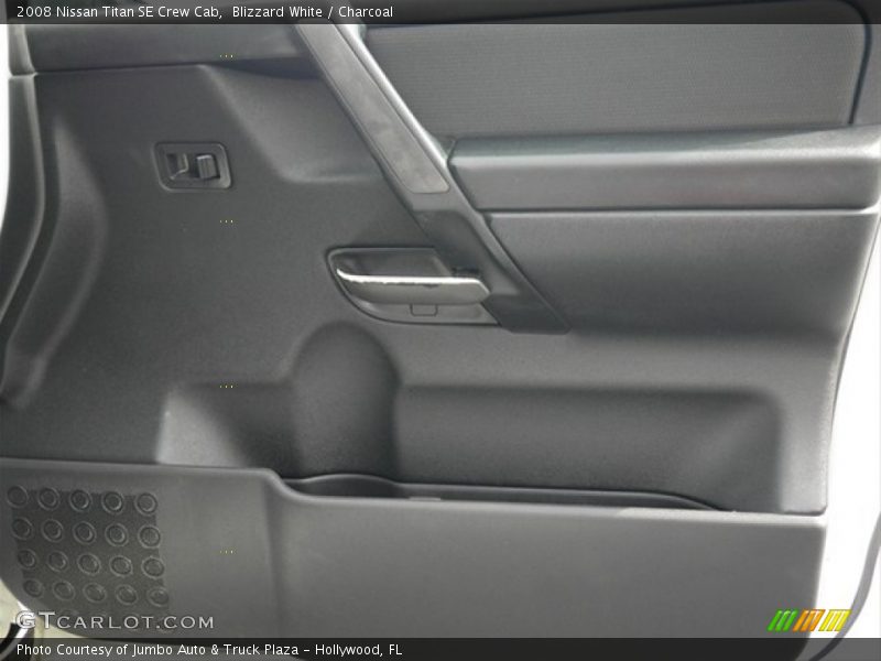 Blizzard White / Charcoal 2008 Nissan Titan SE Crew Cab