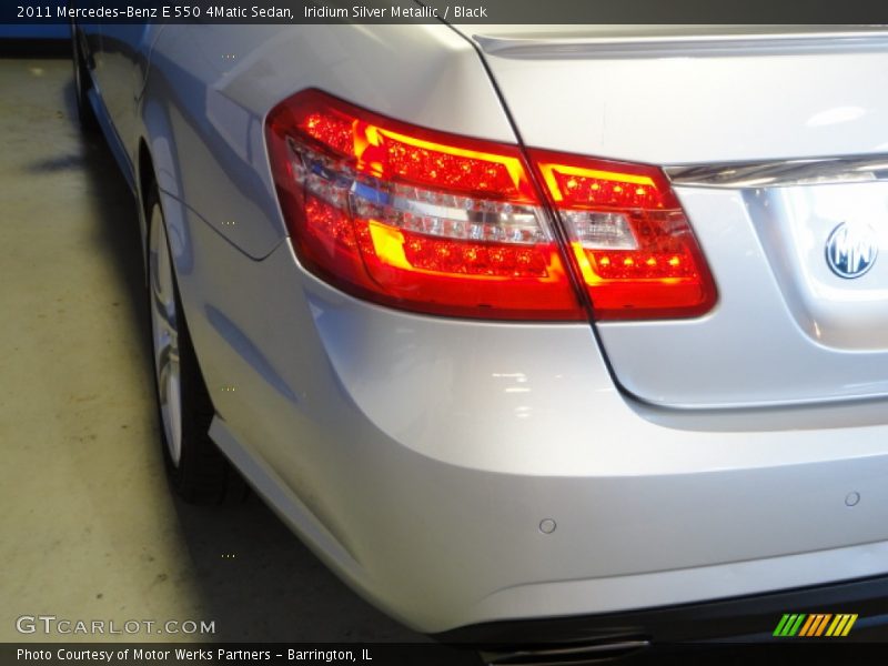 Iridium Silver Metallic / Black 2011 Mercedes-Benz E 550 4Matic Sedan