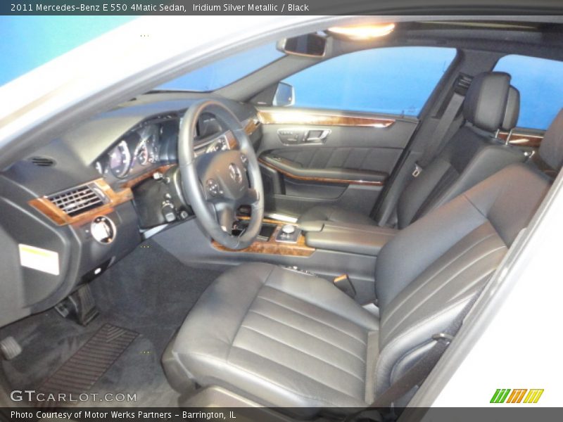 Iridium Silver Metallic / Black 2011 Mercedes-Benz E 550 4Matic Sedan