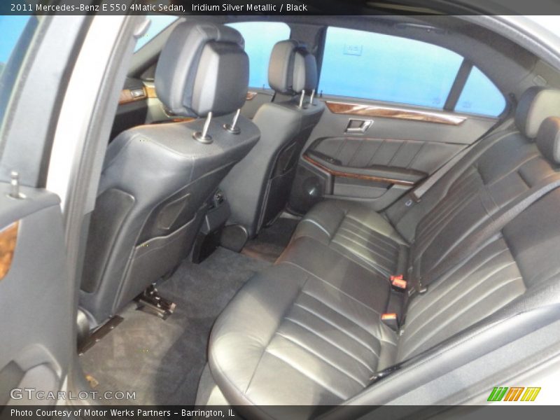 Iridium Silver Metallic / Black 2011 Mercedes-Benz E 550 4Matic Sedan