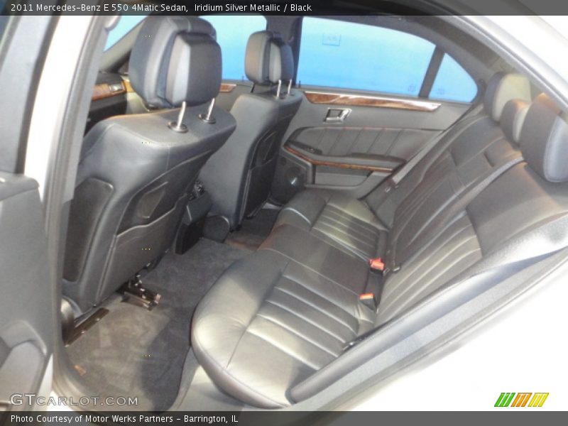 Iridium Silver Metallic / Black 2011 Mercedes-Benz E 550 4Matic Sedan