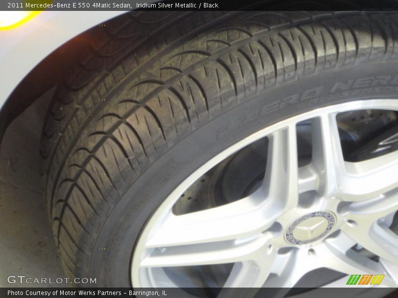 Iridium Silver Metallic / Black 2011 Mercedes-Benz E 550 4Matic Sedan