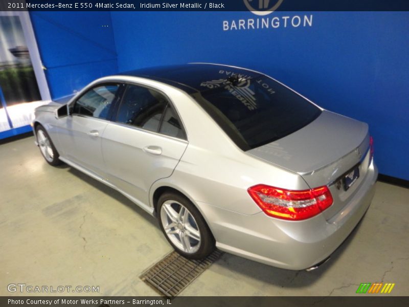 Iridium Silver Metallic / Black 2011 Mercedes-Benz E 550 4Matic Sedan