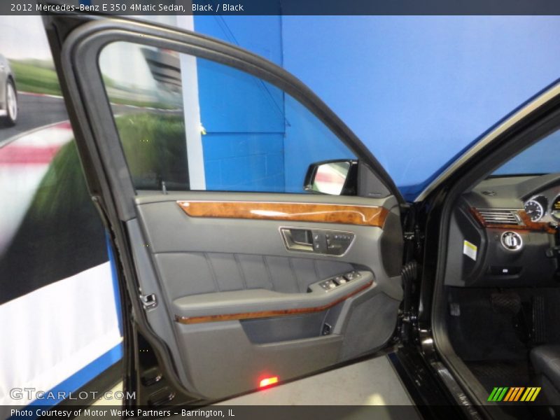 Black / Black 2012 Mercedes-Benz E 350 4Matic Sedan