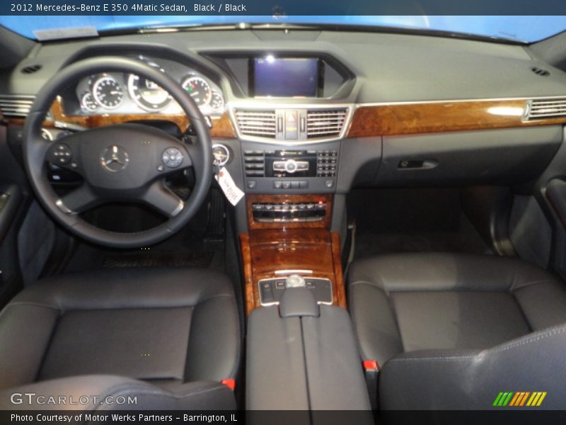 Black / Black 2012 Mercedes-Benz E 350 4Matic Sedan