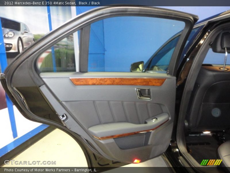 Black / Black 2012 Mercedes-Benz E 350 4Matic Sedan
