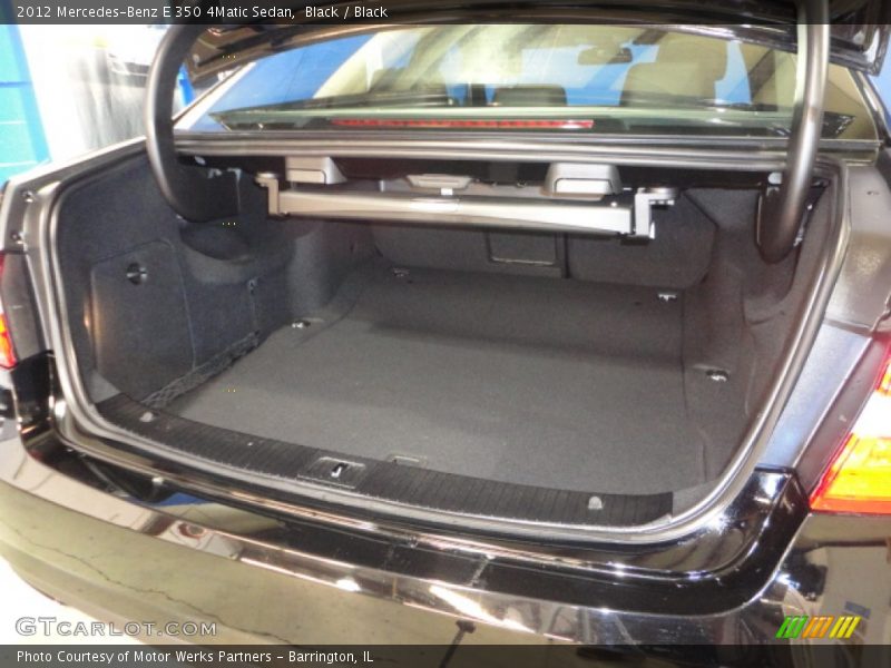Black / Black 2012 Mercedes-Benz E 350 4Matic Sedan