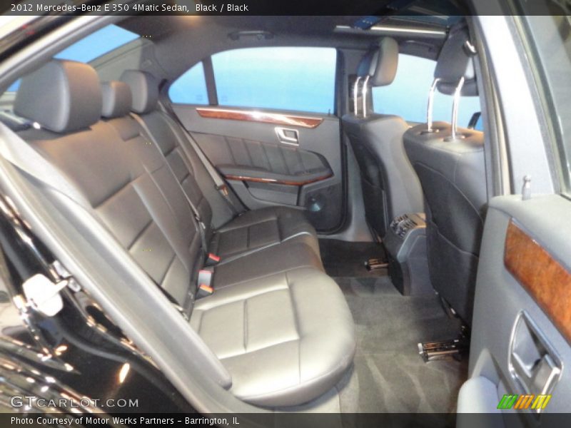 Black / Black 2012 Mercedes-Benz E 350 4Matic Sedan