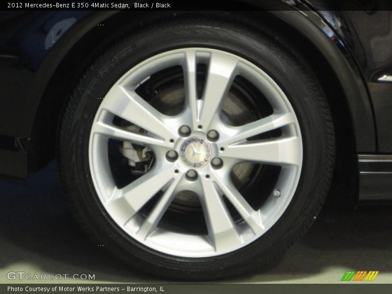 Black / Black 2012 Mercedes-Benz E 350 4Matic Sedan