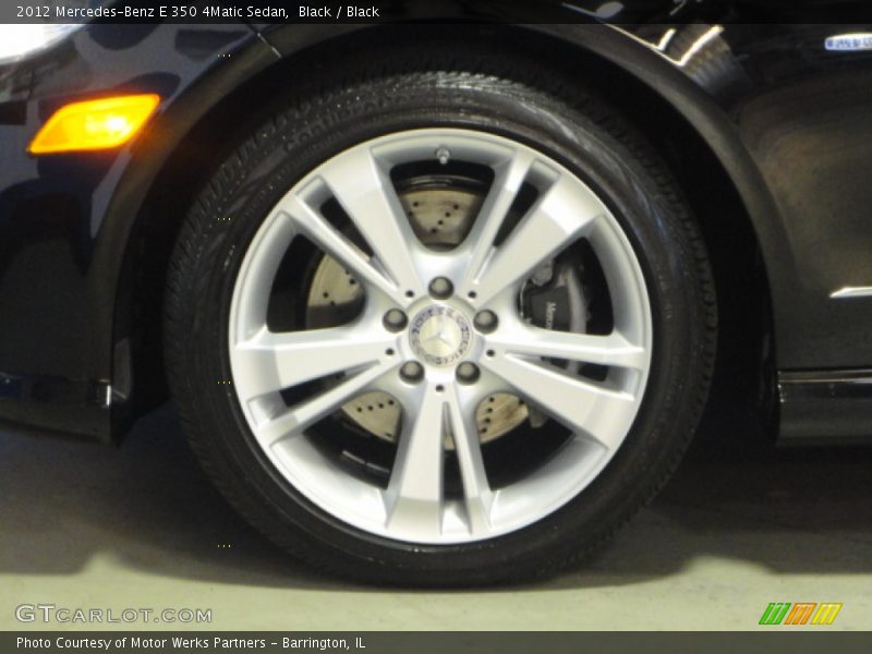 Black / Black 2012 Mercedes-Benz E 350 4Matic Sedan