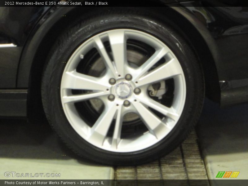 Black / Black 2012 Mercedes-Benz E 350 4Matic Sedan