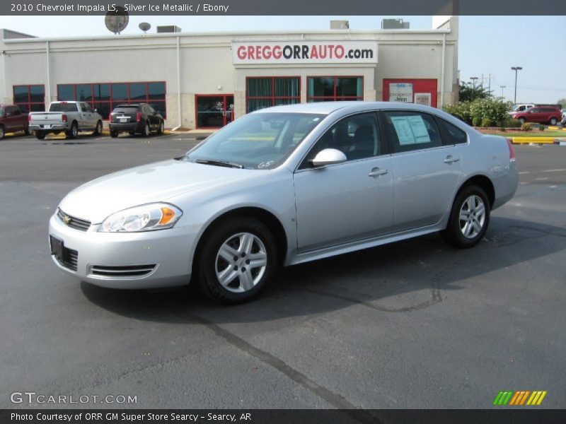 Silver Ice Metallic / Ebony 2010 Chevrolet Impala LS