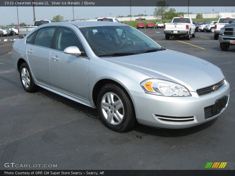 Silver Ice Metallic / Ebony 2010 Chevrolet Impala LS
