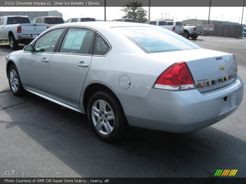 Silver Ice Metallic / Ebony 2010 Chevrolet Impala LS