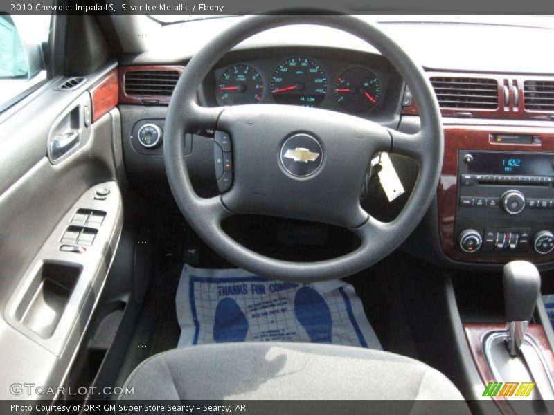 Silver Ice Metallic / Ebony 2010 Chevrolet Impala LS