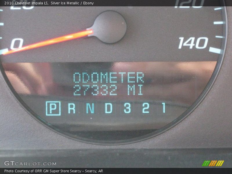 Silver Ice Metallic / Ebony 2010 Chevrolet Impala LS