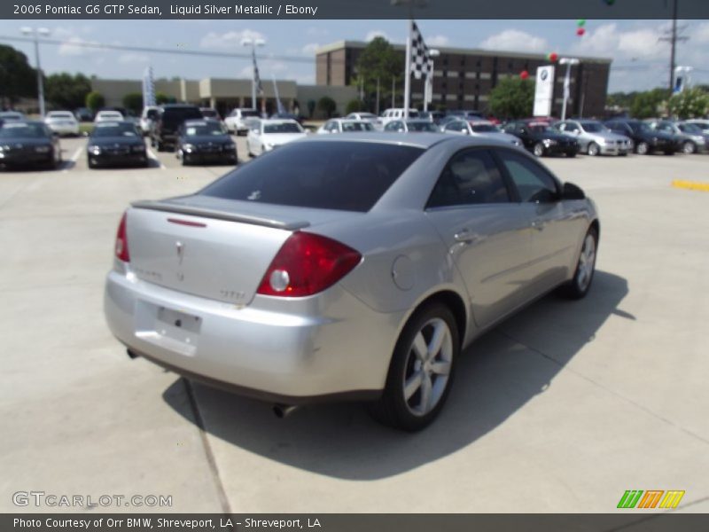 Liquid Silver Metallic / Ebony 2006 Pontiac G6 GTP Sedan