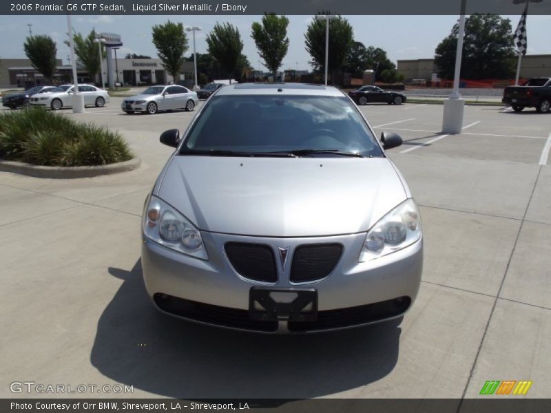 Liquid Silver Metallic / Ebony 2006 Pontiac G6 GTP Sedan