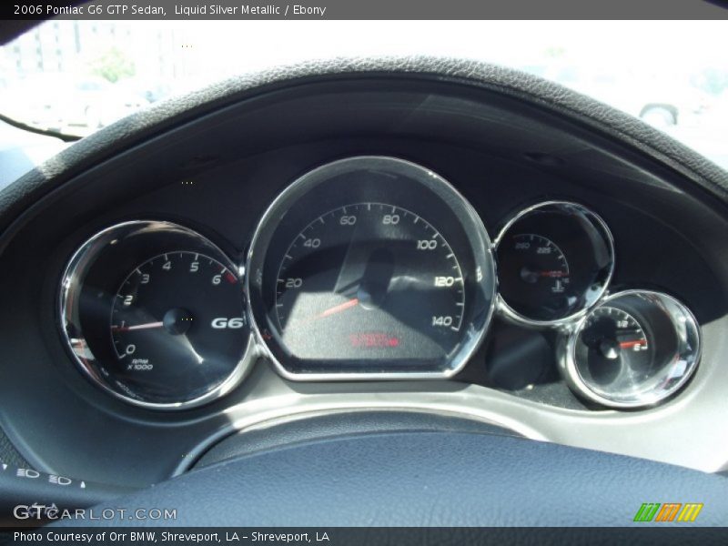  2006 G6 GTP Sedan GTP Sedan Gauges