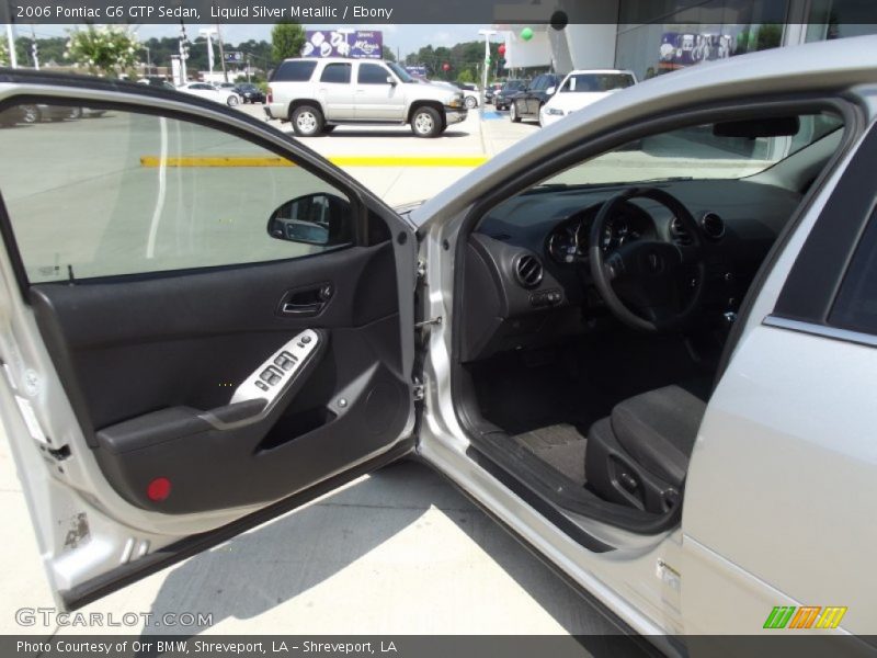 Liquid Silver Metallic / Ebony 2006 Pontiac G6 GTP Sedan
