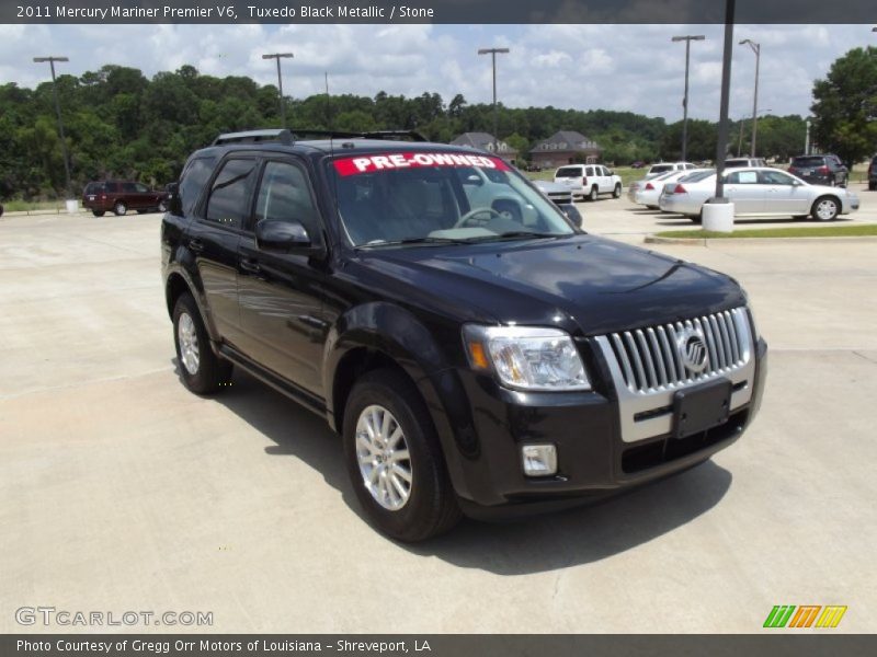 Tuxedo Black Metallic / Stone 2011 Mercury Mariner Premier V6