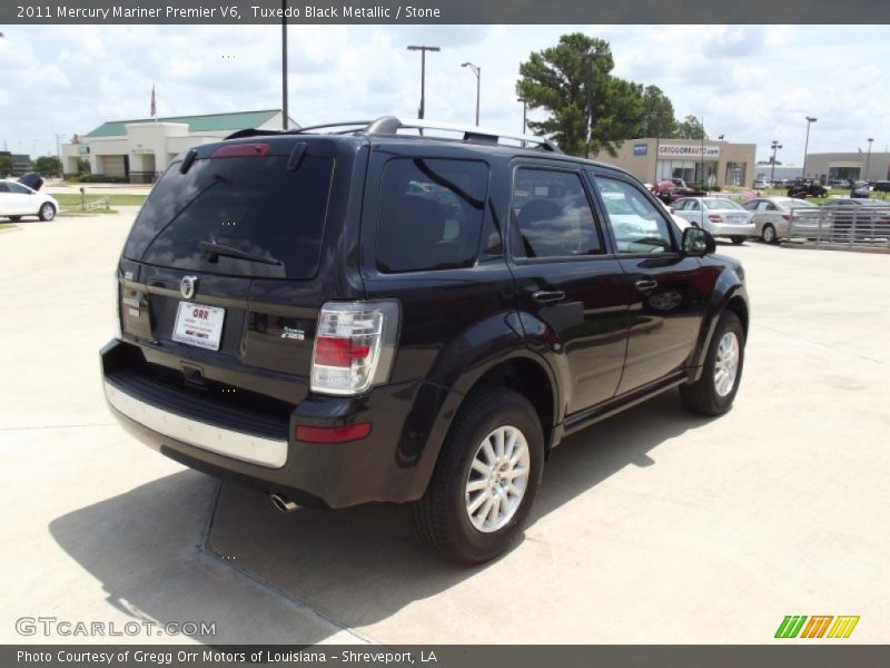 Tuxedo Black Metallic / Stone 2011 Mercury Mariner Premier V6
