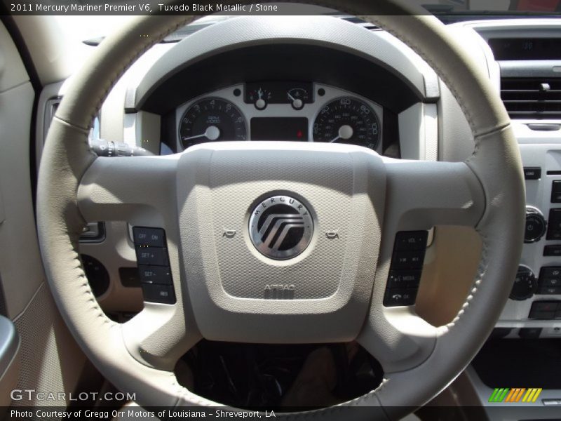 Tuxedo Black Metallic / Stone 2011 Mercury Mariner Premier V6