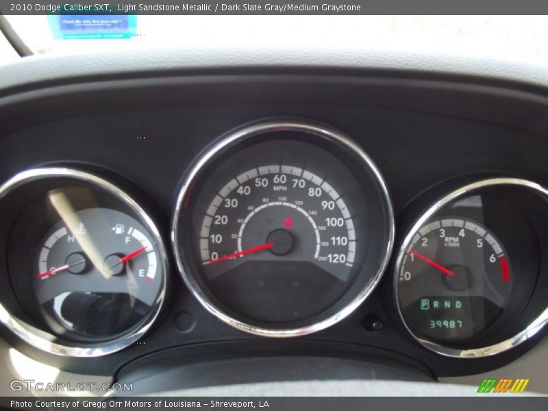 Light Sandstone Metallic / Dark Slate Gray/Medium Graystone 2010 Dodge Caliber SXT