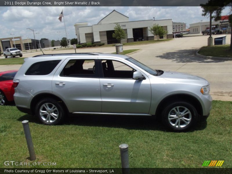 Bright Silver Metallic / Black 2011 Dodge Durango Crew