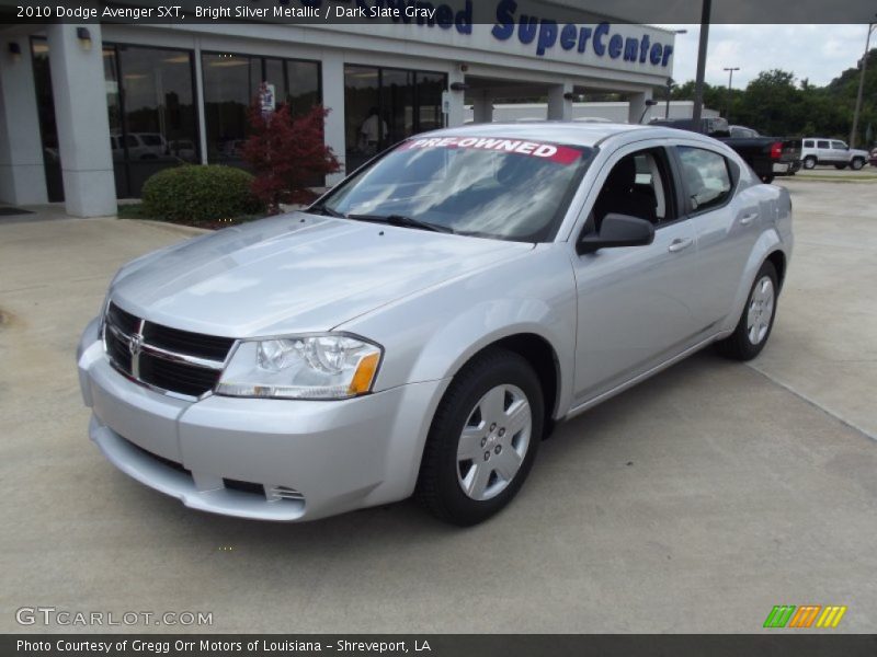 Bright Silver Metallic / Dark Slate Gray 2010 Dodge Avenger SXT