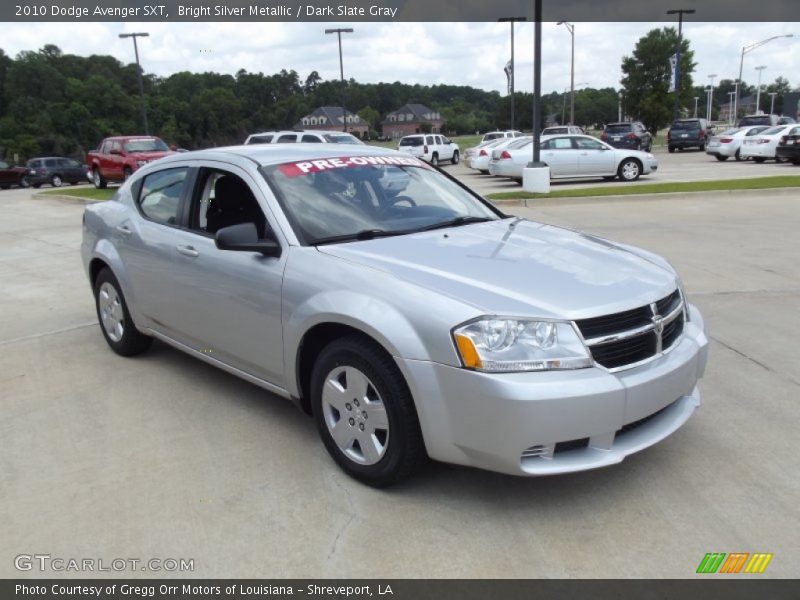Bright Silver Metallic / Dark Slate Gray 2010 Dodge Avenger SXT