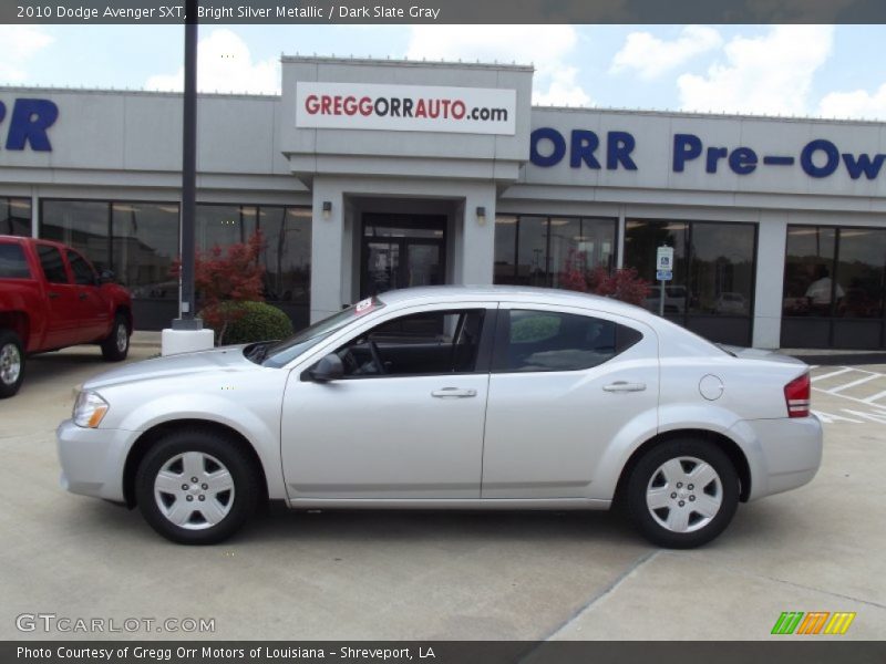Bright Silver Metallic / Dark Slate Gray 2010 Dodge Avenger SXT