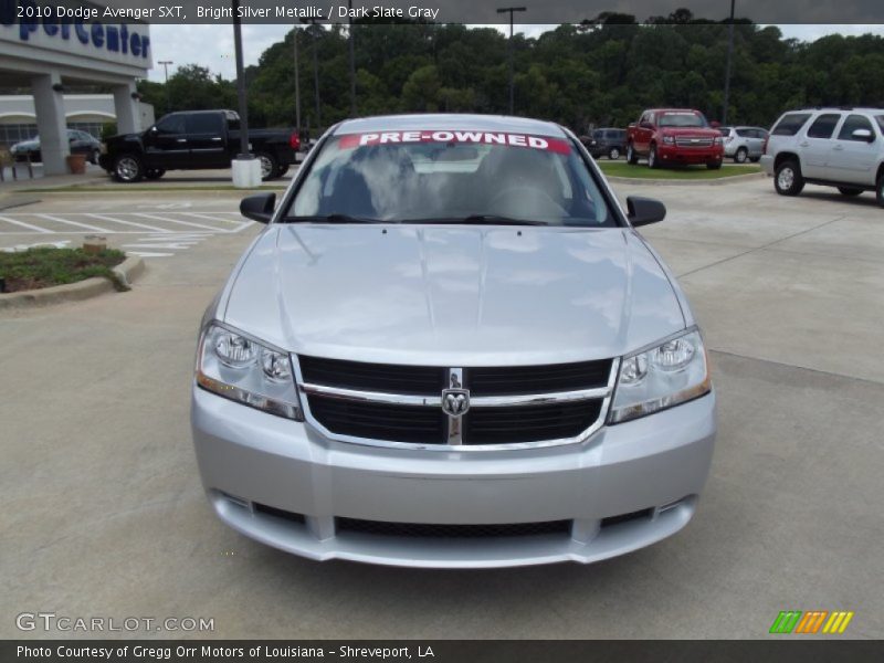 Bright Silver Metallic / Dark Slate Gray 2010 Dodge Avenger SXT