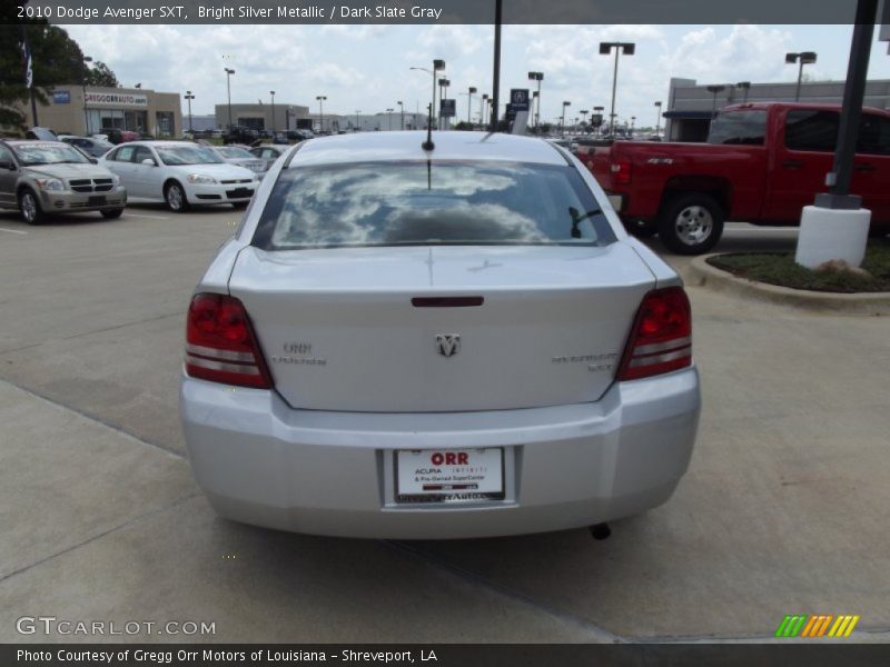 Bright Silver Metallic / Dark Slate Gray 2010 Dodge Avenger SXT
