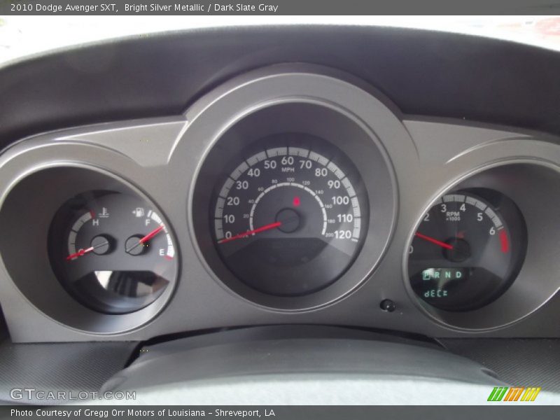 Bright Silver Metallic / Dark Slate Gray 2010 Dodge Avenger SXT