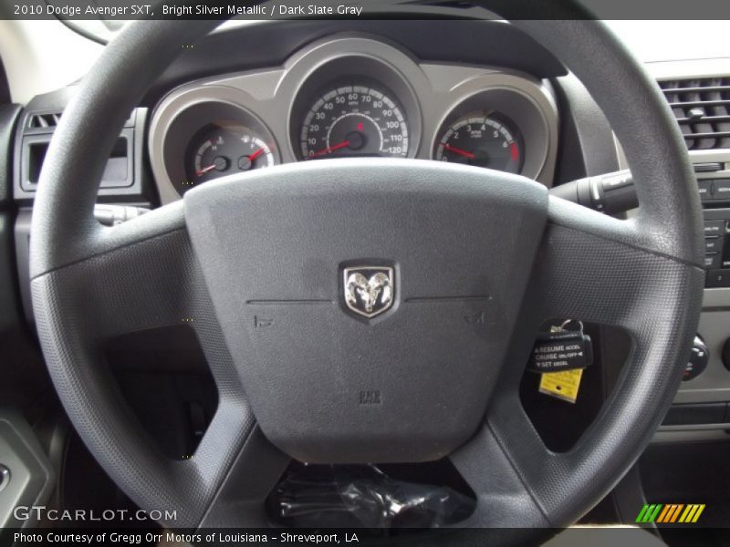 Bright Silver Metallic / Dark Slate Gray 2010 Dodge Avenger SXT