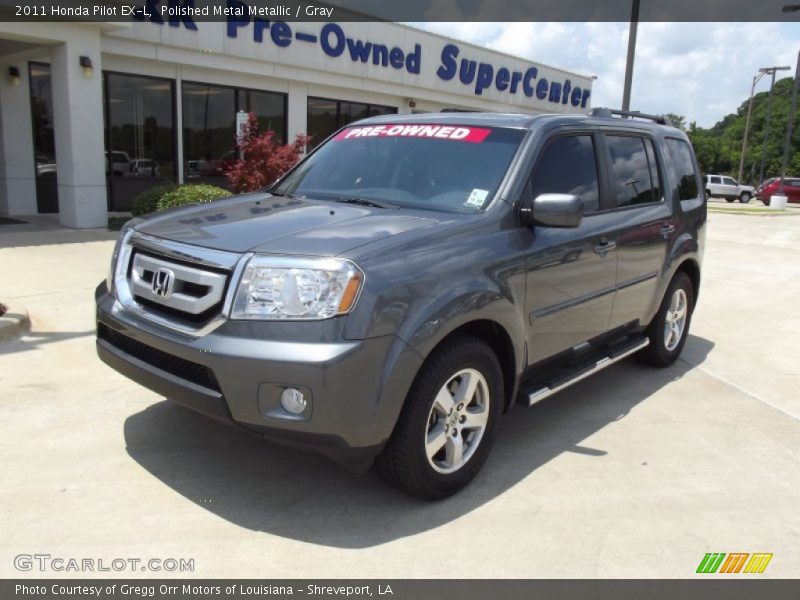 Polished Metal Metallic / Gray 2011 Honda Pilot EX-L
