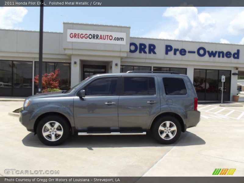 Polished Metal Metallic / Gray 2011 Honda Pilot EX-L