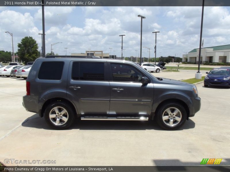 Polished Metal Metallic / Gray 2011 Honda Pilot EX-L