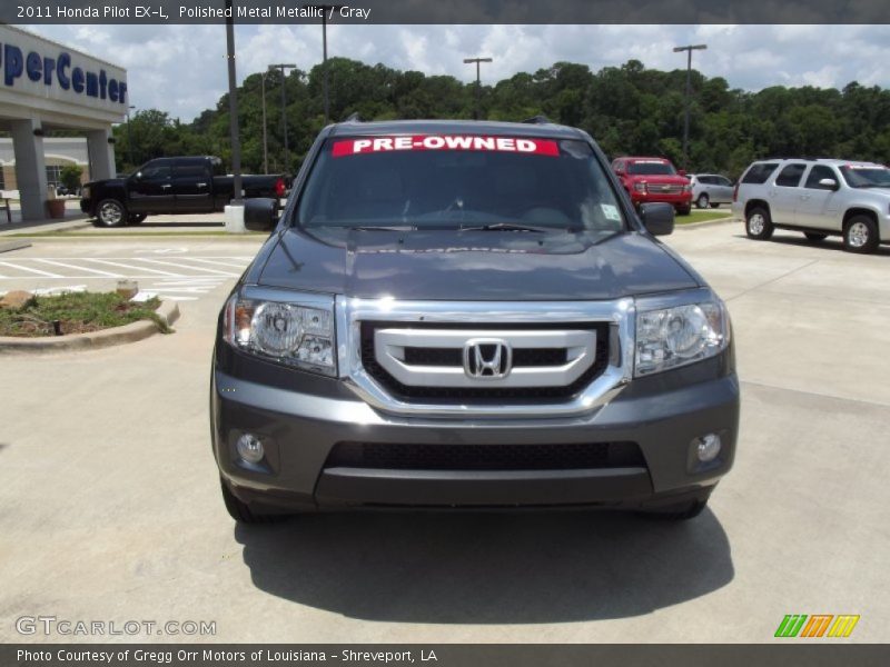 Polished Metal Metallic / Gray 2011 Honda Pilot EX-L