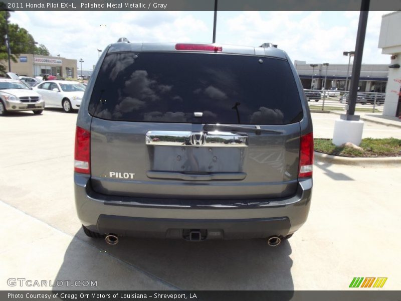 Polished Metal Metallic / Gray 2011 Honda Pilot EX-L