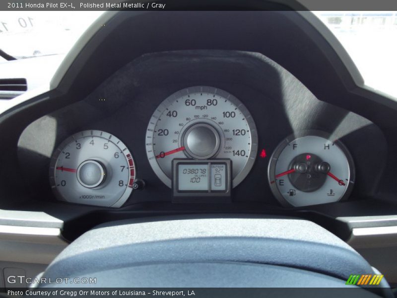 Polished Metal Metallic / Gray 2011 Honda Pilot EX-L