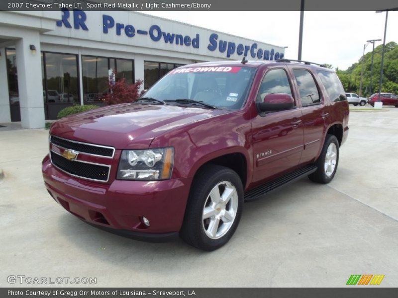 Sport Red Metallic / Light Cashmere/Ebony 2007 Chevrolet Tahoe LT