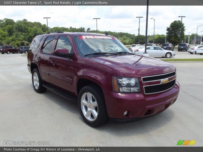 Sport Red Metallic / Light Cashmere/Ebony 2007 Chevrolet Tahoe LT